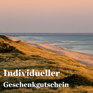 Sonnenuntergang in den Dünen am Söl’ring Hof, Sylt. Angebot für einen Urlaubsgutschein.