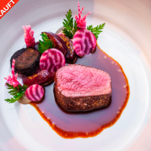 Gourmetgericht, Söl’ring Hof Sylt – der perfekte Urlaubsgenuss.