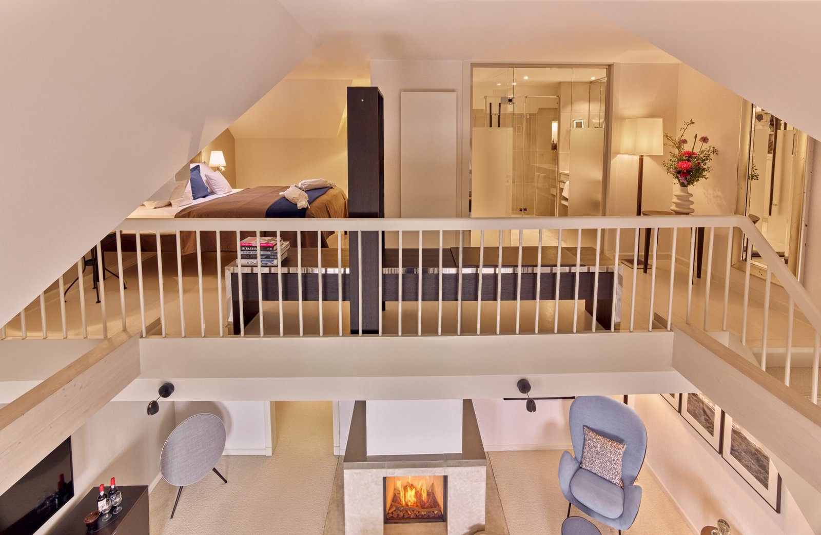 Loft-Suite im Söl’ring Hof auf Sylt: stilvoller Rückzugsort an der Küste.