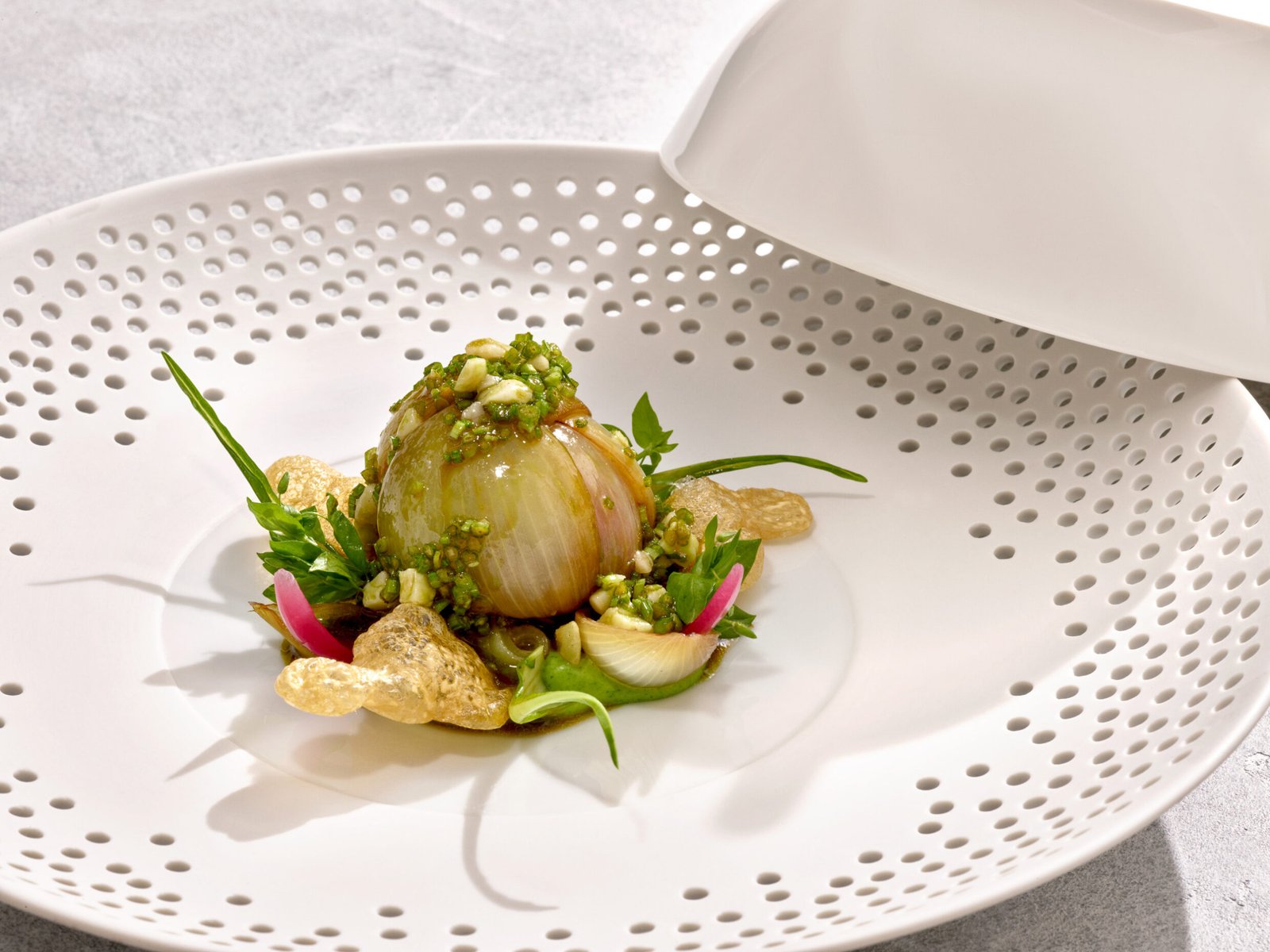 Signature Söl’ring Hof dish on Sylt, perfect holiday treat.