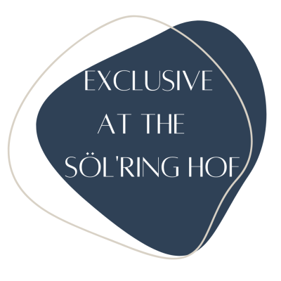 EXCLUSIVE AT THE SÖLRING HOF, Sylt holiday highlight.