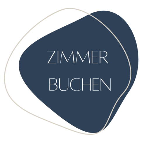Dunkelblauer Button "Zimemr buchen"